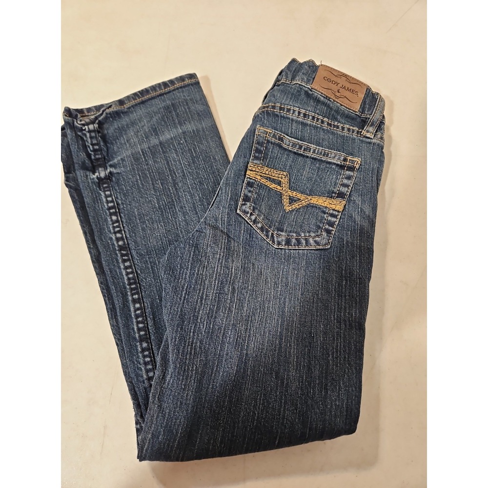 Cody James Boys Jeans Size 10 Youth Western Rodeo Adjustable Waist 138823(1924
